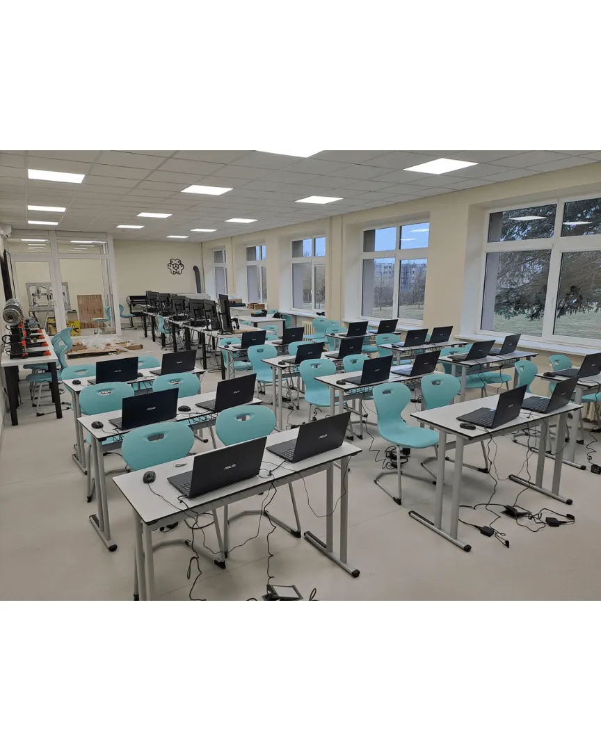 Nereguliuojamo aukščio dvivietis stalas GALAXY - Pikade School