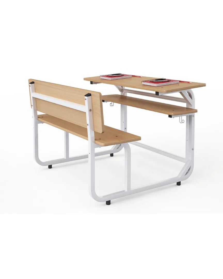 Klasikinis dvivietis mokyklinis suolas SAFIR - Pikade School