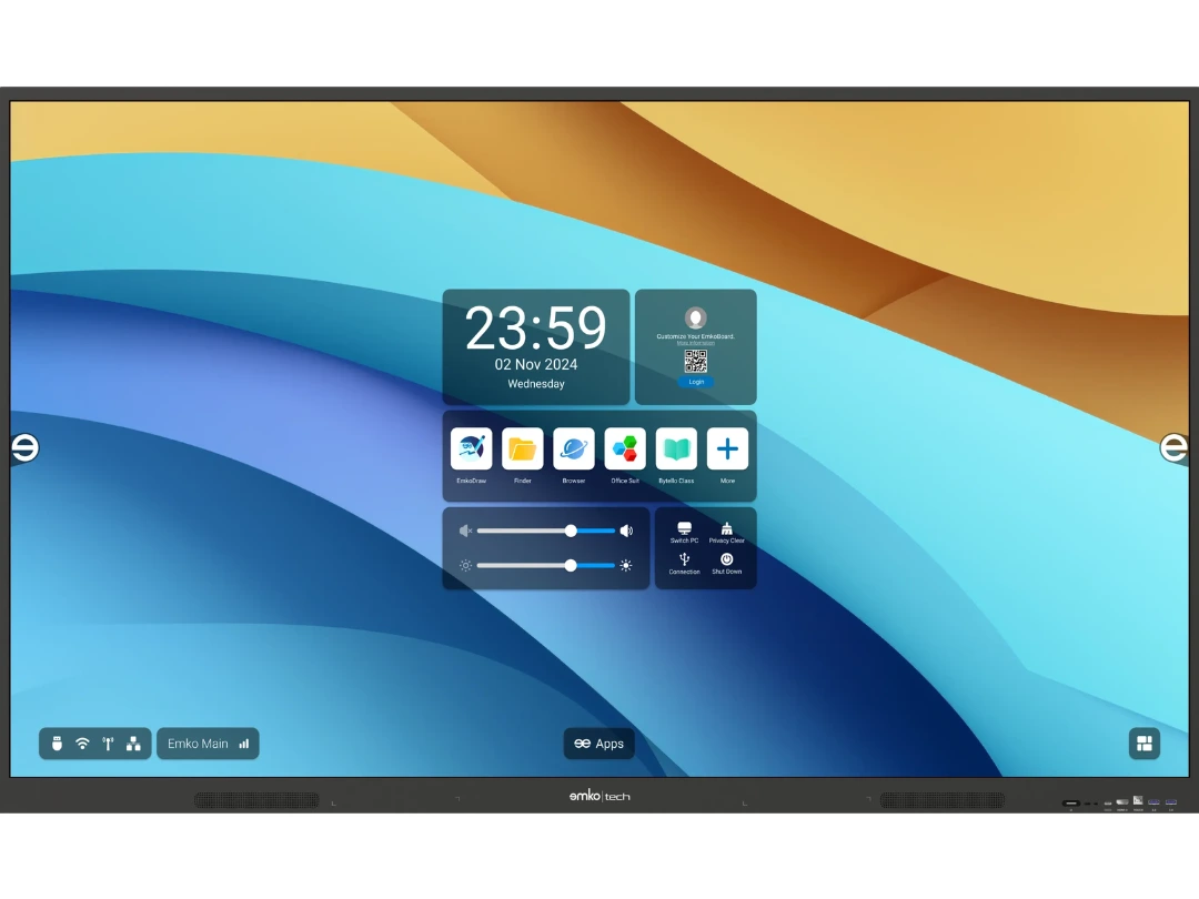 Interaktyvus ekranas EmkoTech NOVA 6 86" | Pikade Baltics