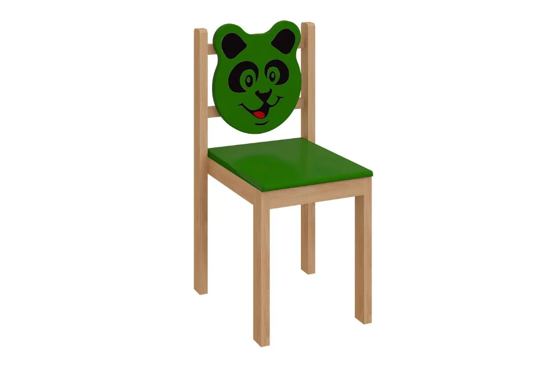 Medinė kėdutė PANDA - Pikade School